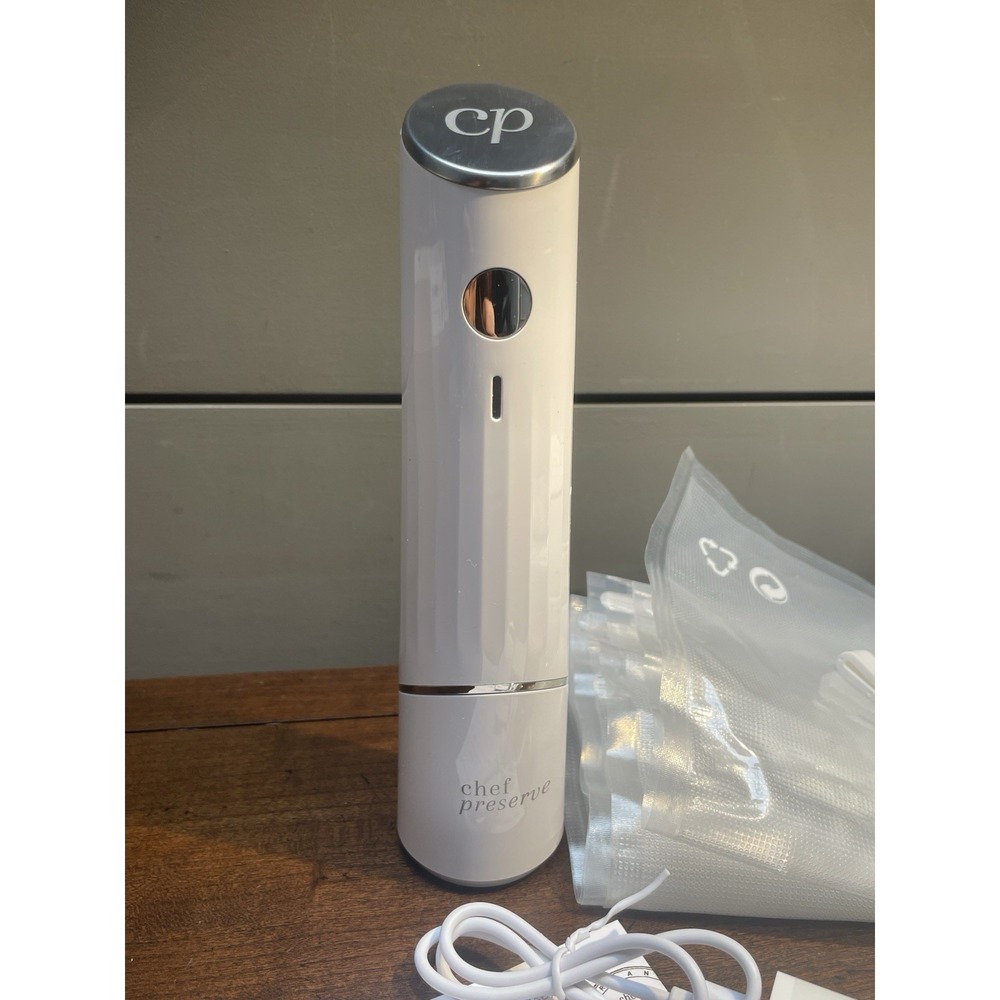 Chef Preserve Vacuum Sealer Portable Wireless Food Storage System 14 Bags - Picture 5 of 9